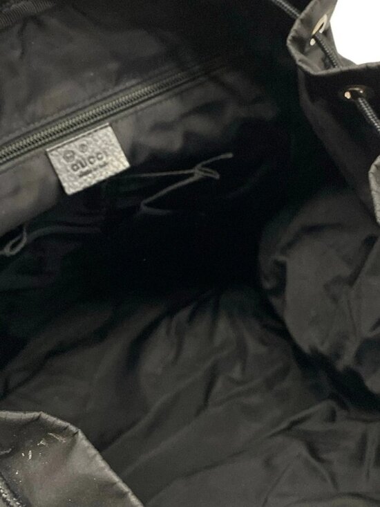 GUCCI GG 510336 Black Nylon Leather - Backpack